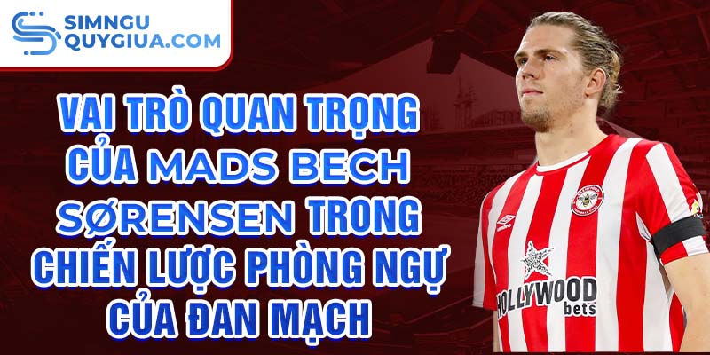 Vai trò quan trọng của Mads Bech Sørensen trong chiến lược phòng ngự của Đan Mạch