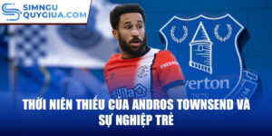 Thời niên thiếu của andros townsend và sự nghiệp trẻ 